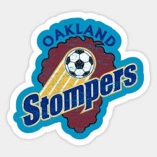 Oakland Stompers Vintage Sticker